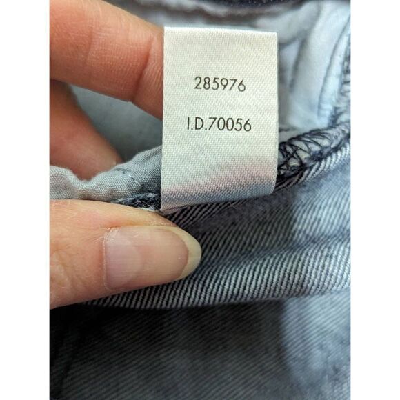 Loft Women's Blue Modern Straight Stretch Low Rise Dark Wash Jeans Size 2P - Picture 4 of 5